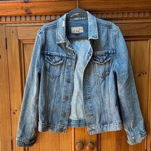 All Saints Kiku Blue Denim Jacket